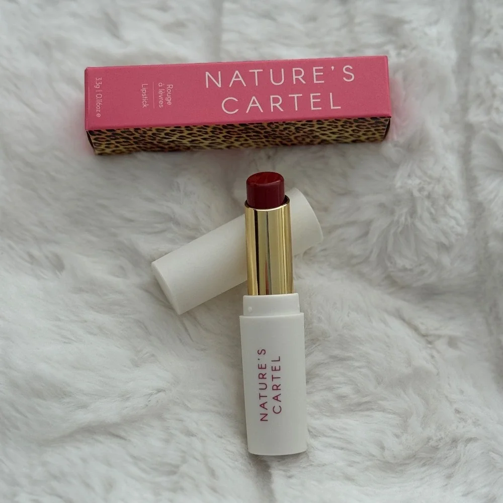 Nature's Cartel Lipstick‎ Gin & Platonic Rose Pink Full Size 3.3g NIB Vegan